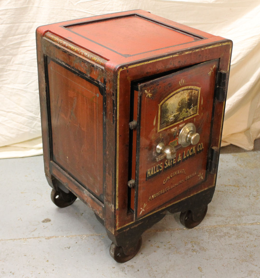 Bargain John's Antiques Antique Iron Safe Hall Safe & Lock Co
