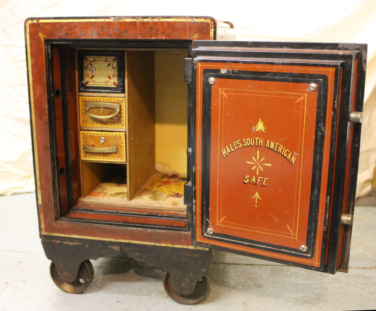 Bargain John's Antiques Antique Iron Safe Hall Safe & Lock Co