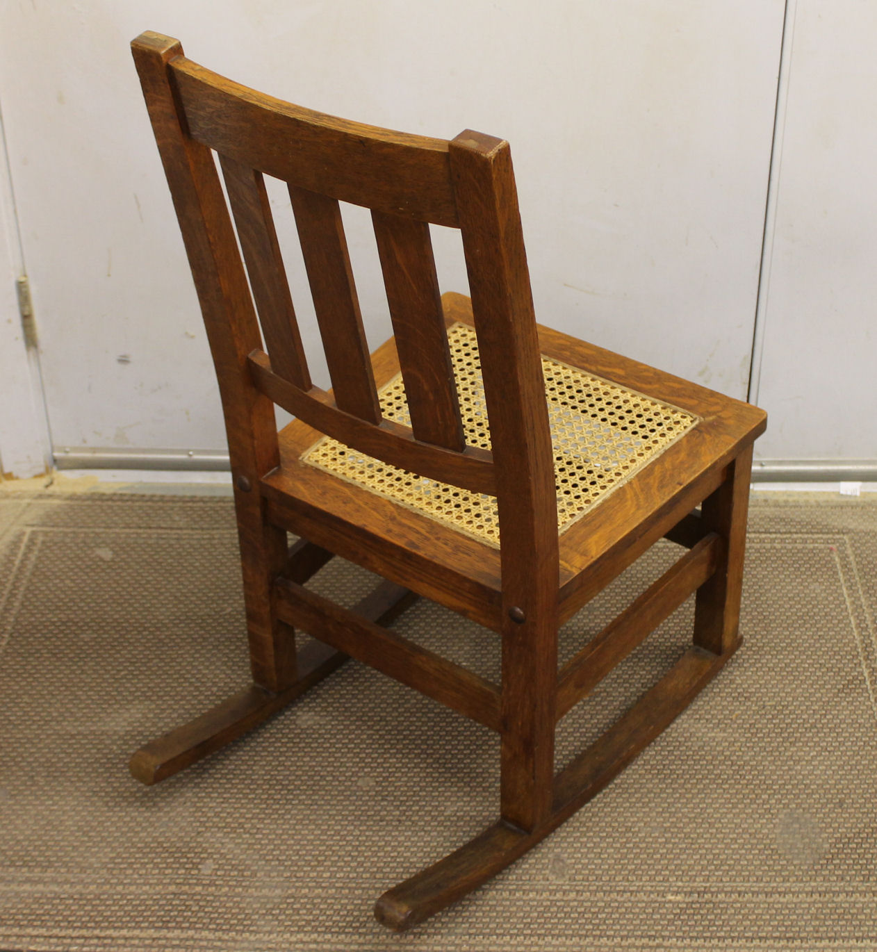 Antique Sewing Rocker With Drawer Bargain John's Antiques Stickley Brothers Mission Oak Sewing Rocker
