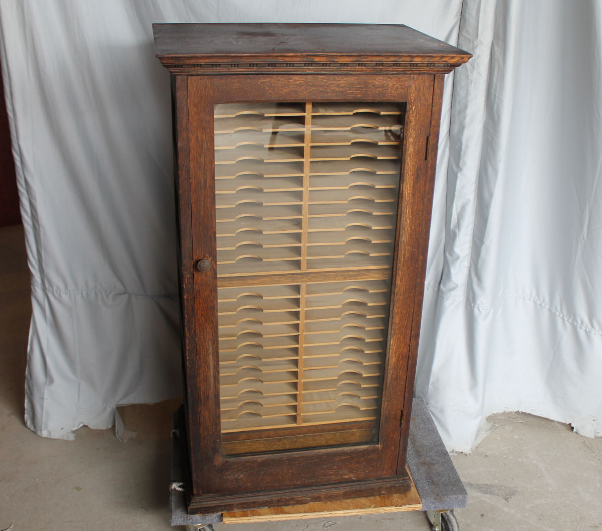 Bargain John's Antiques Unusual Oak file Law Office 43 1/