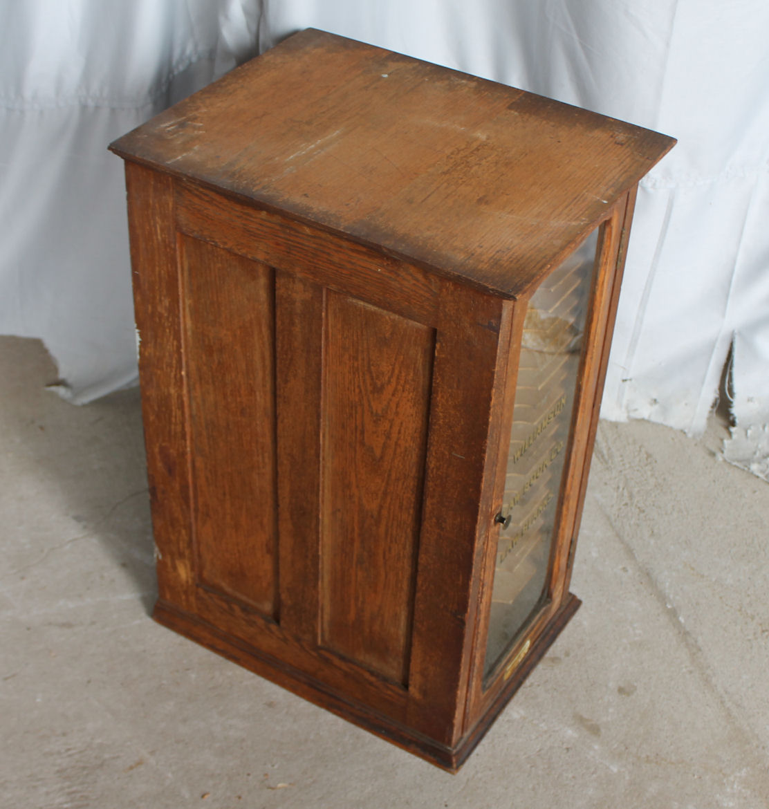 Bargain John's Antiques Unusual Oak file Law Office 24 1/