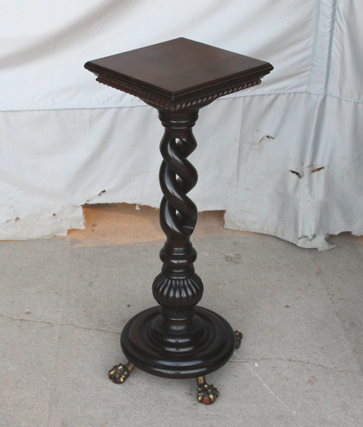 Bargain John's Antiques Antique Victorian Pedestal spiral shaped