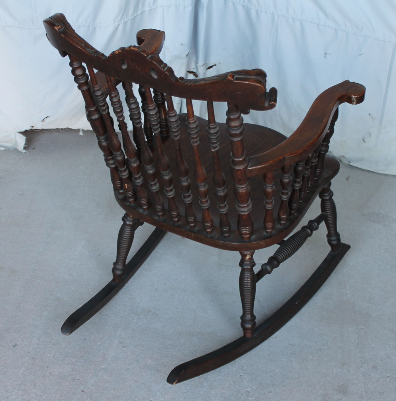 Bargain John's Antiques » Blog Archive Victorian Oak Rocking Chair
