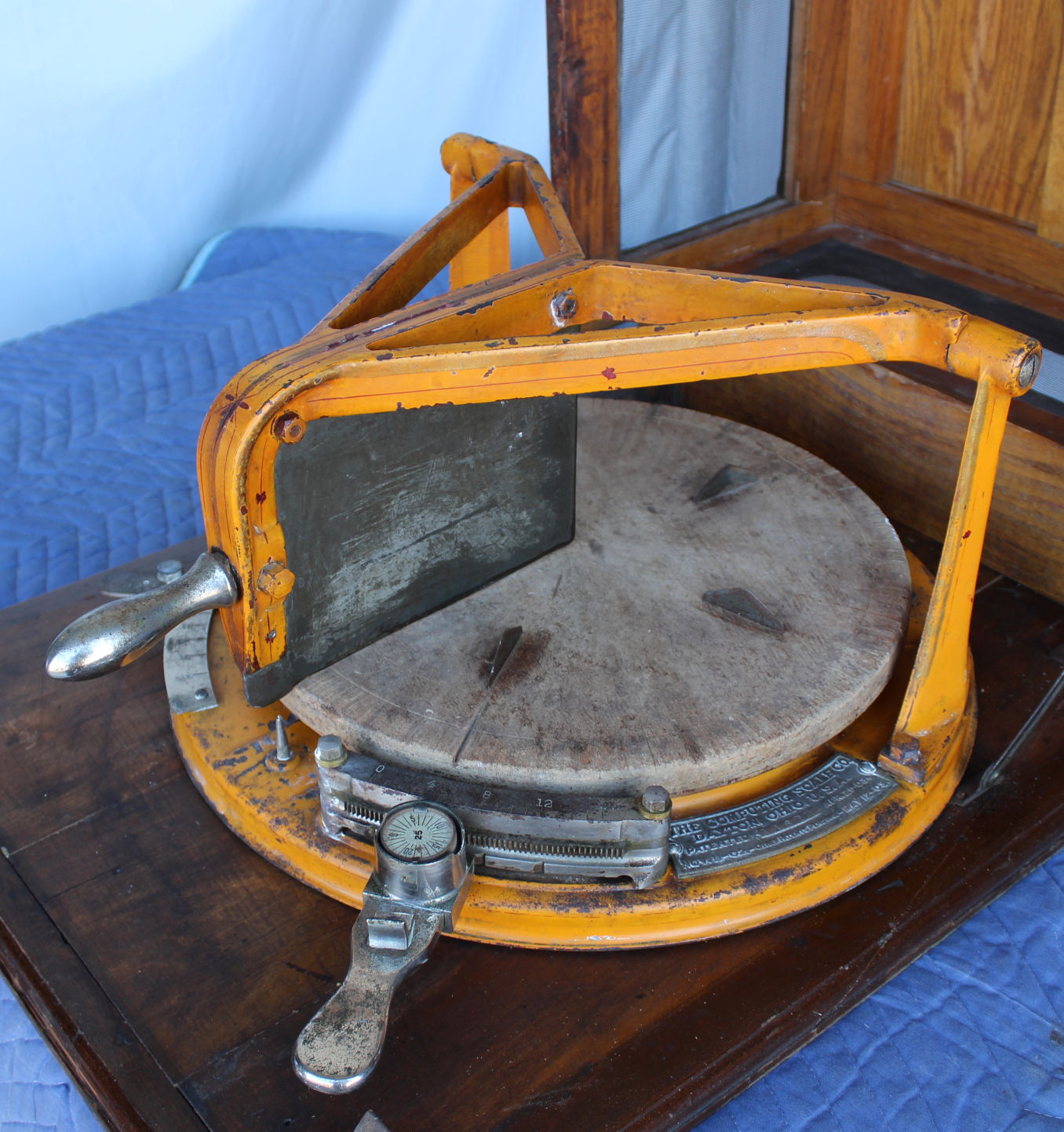 Bargain John's Antiques Antique Country Store Cheese Cutter In Oak