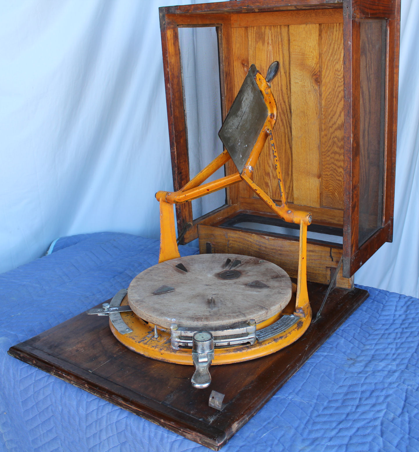 Bargain John's Antiques Antique Country Store Cheese Cutter In Oak