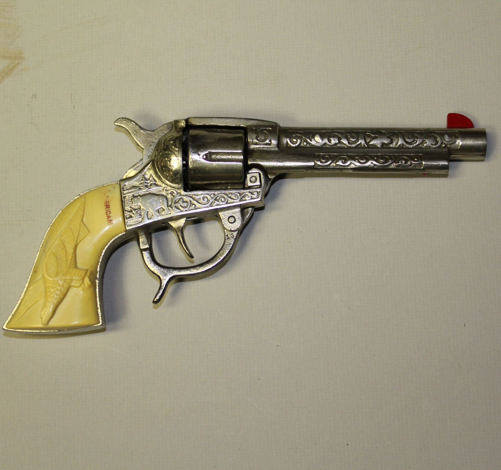 Bargain John's Antiques Toy Cap Gun by Kilgore Cast Iron American