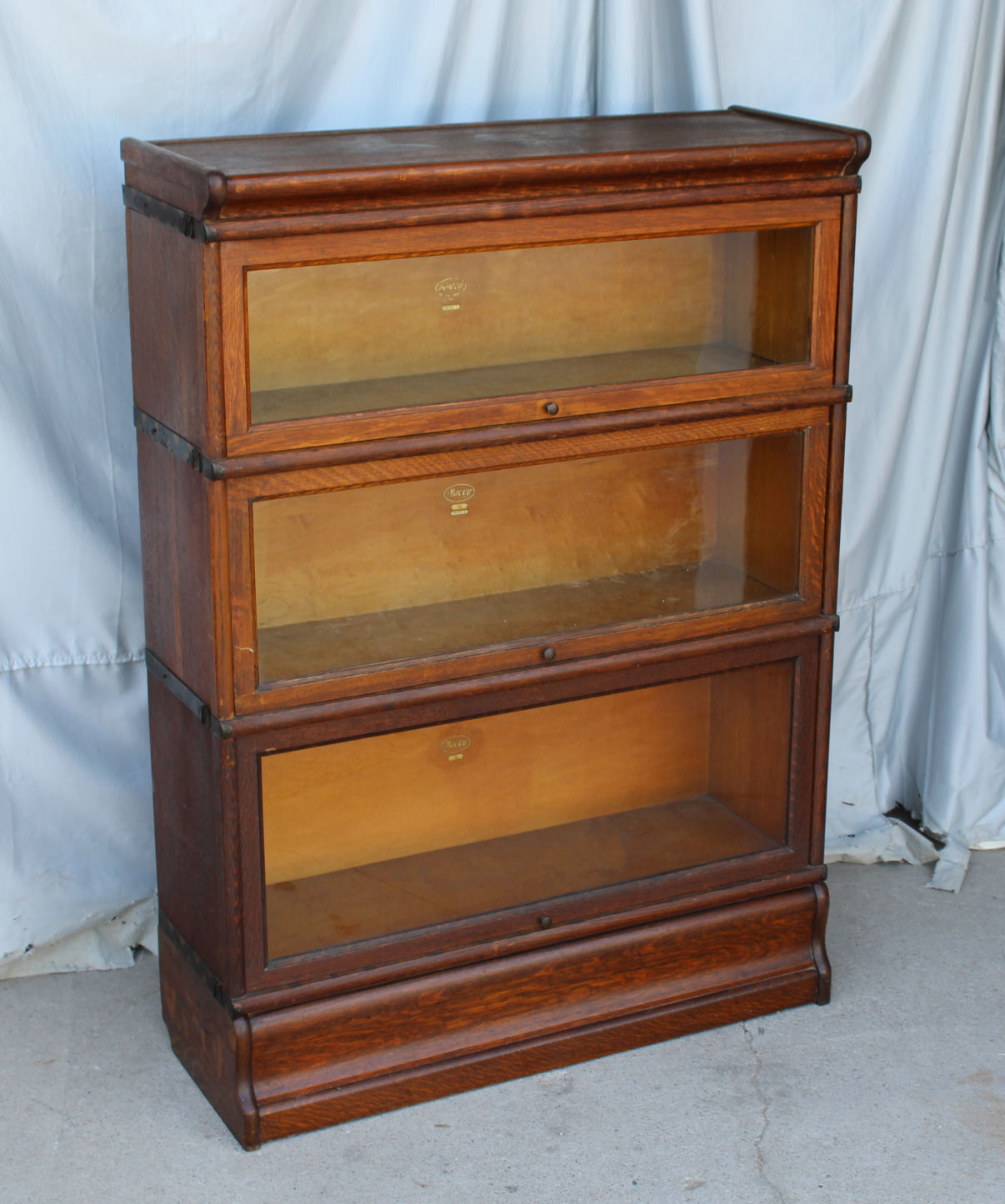 Bargain John's Antiques Oak Antique Sectional Bookcase made by Macey