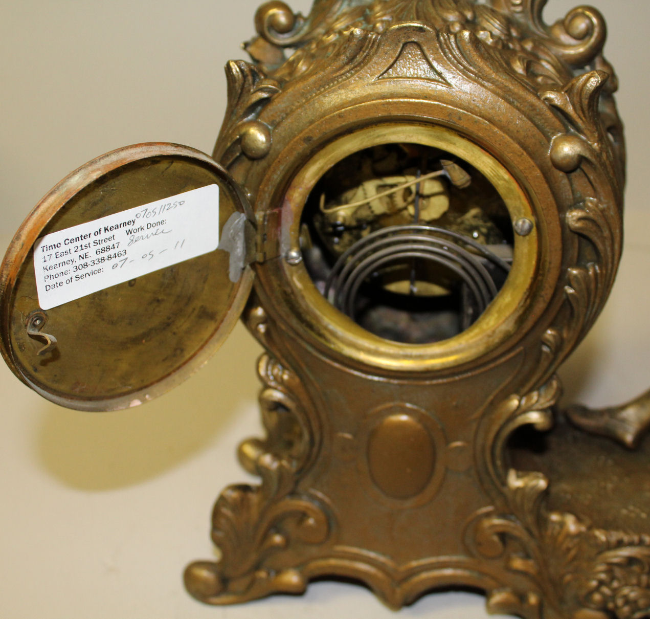 Bargain John's Antiques Waterbury Clock Company Vesta Figural