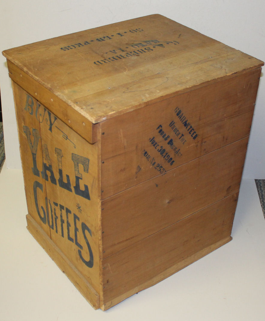 Bargain John's Antiques Yale Brand Coffee Wooden Advertising Box