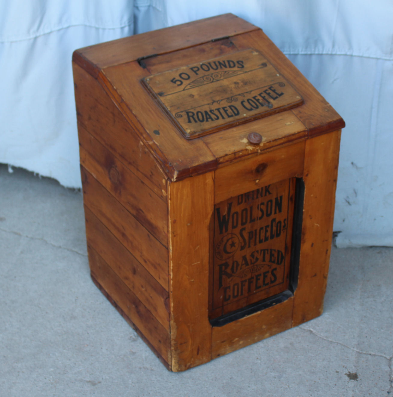 Bargain John's Antiques Antique Country Store Wooden Coffee Box