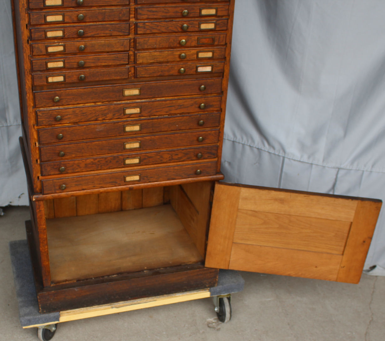 Bargain John's Antiques Antique Oak File original finish