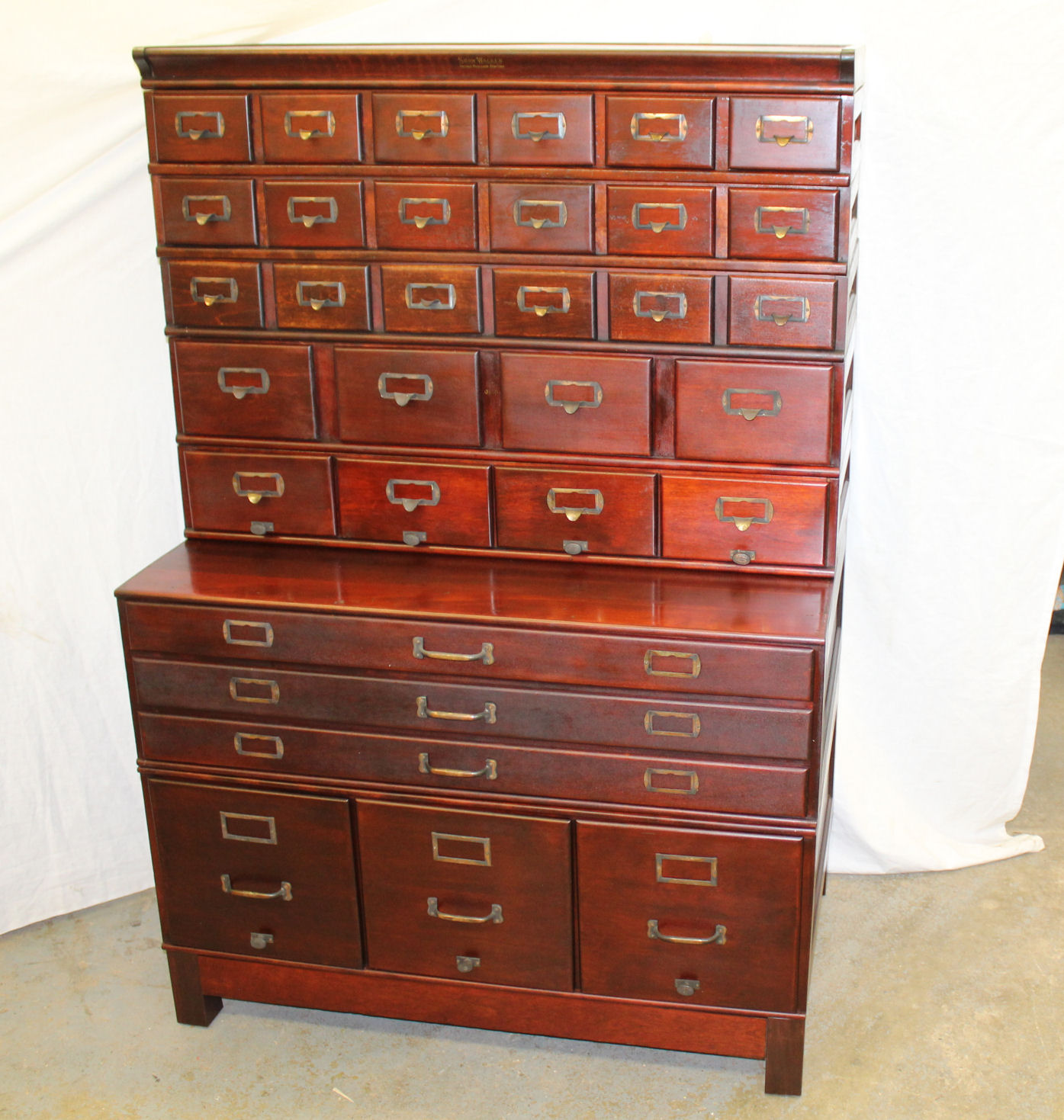 Antique Shaw Walker File Cabinet Bargain John's Antiques Antique Mahogany File Shaw Walker
