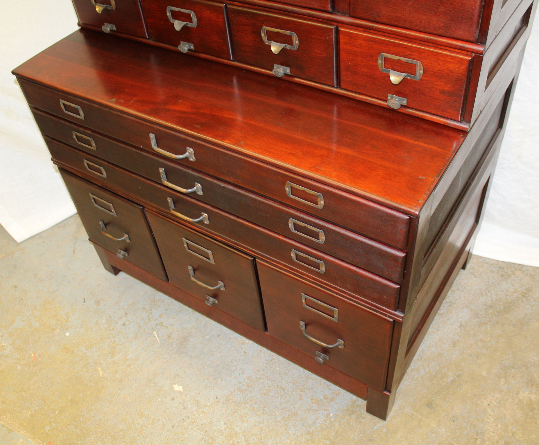 Bargain John's Antiques Antique Mahogany File Shaw Walker