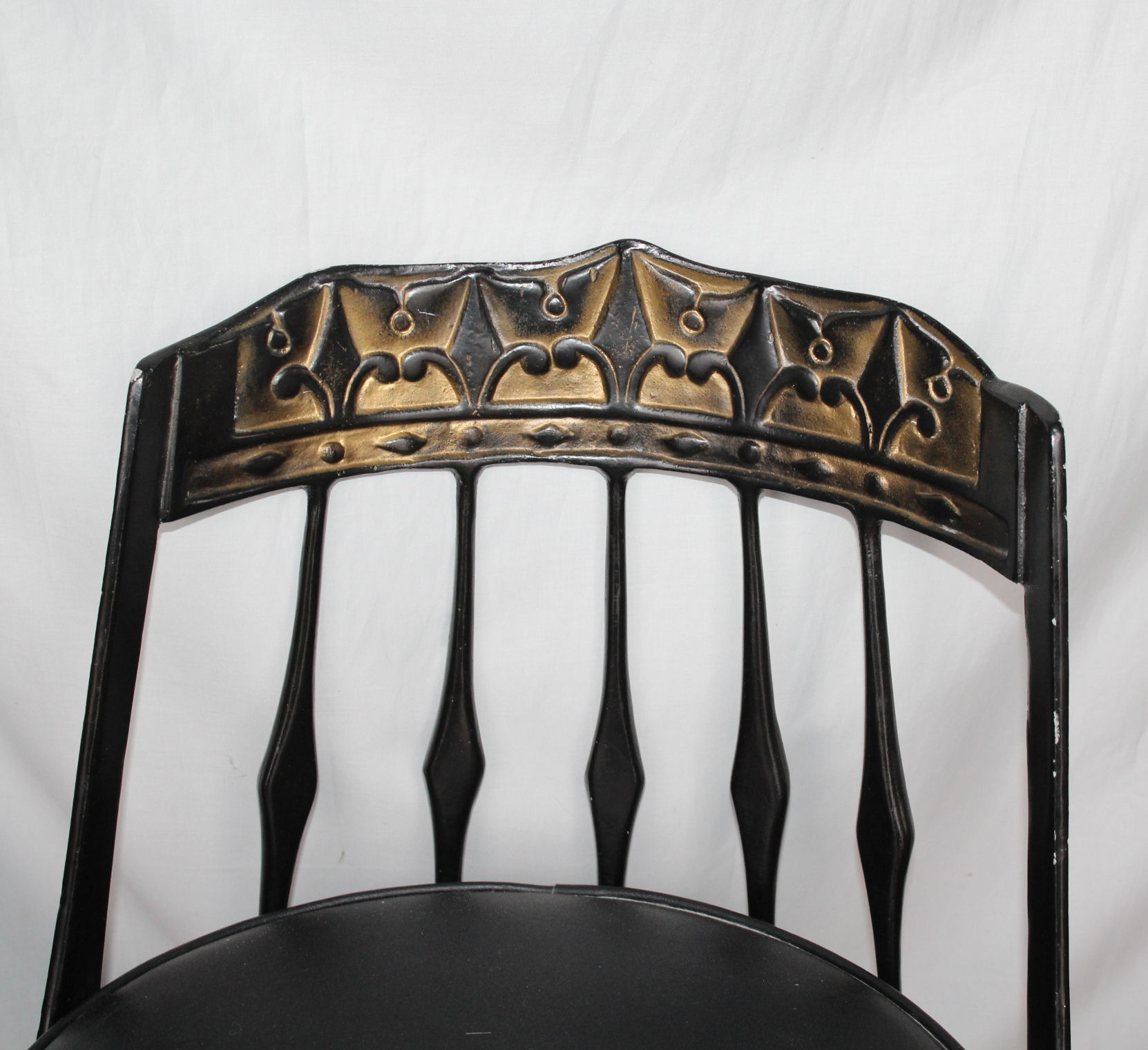 Bargain John's Antiques Set of Six Bar Stools Cast Aluminum 1960