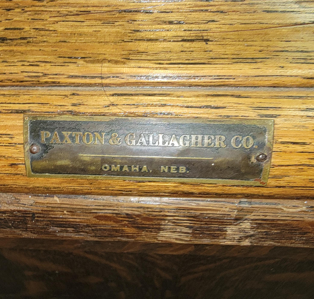 Bargain John's Antiques Antique Country Store Oak Showcase Paxton