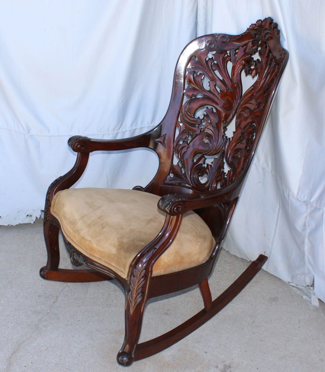 Bargain John's Antiques Antique Victorian Mahogany Laminated Pierce