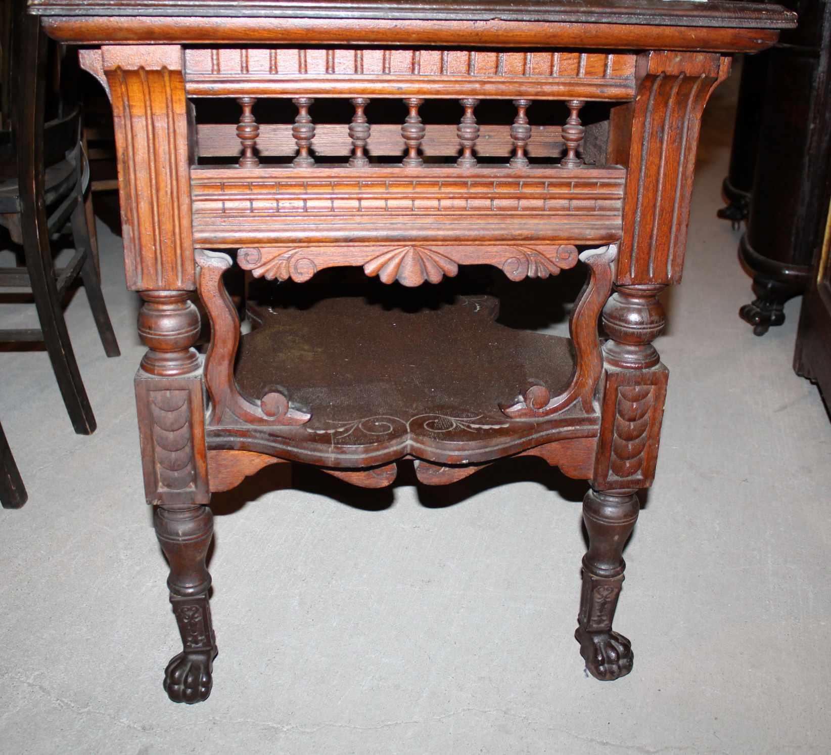 Bargain John's Antiques Antique Oak Eastlake Victorian Oak Library