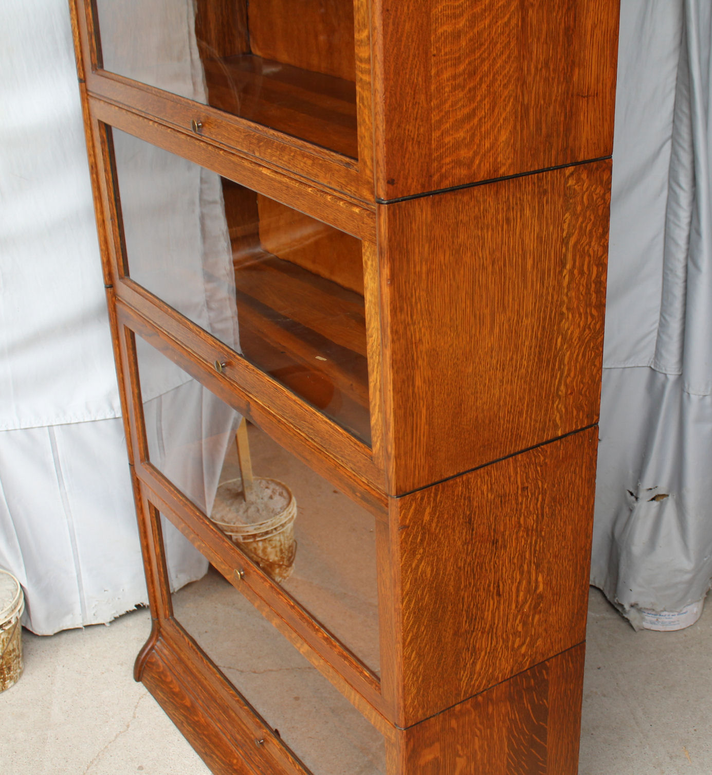 Bargain John's Antiques Antique Oak Barrister Bookcase Bargain John