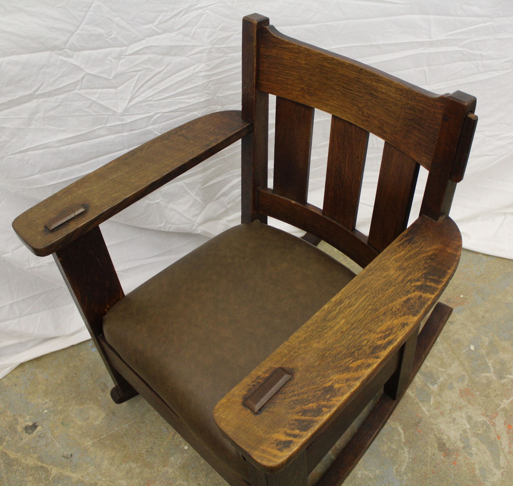 Bargain John's Antiques Antique Mission Oak Rocking Chair by Charles