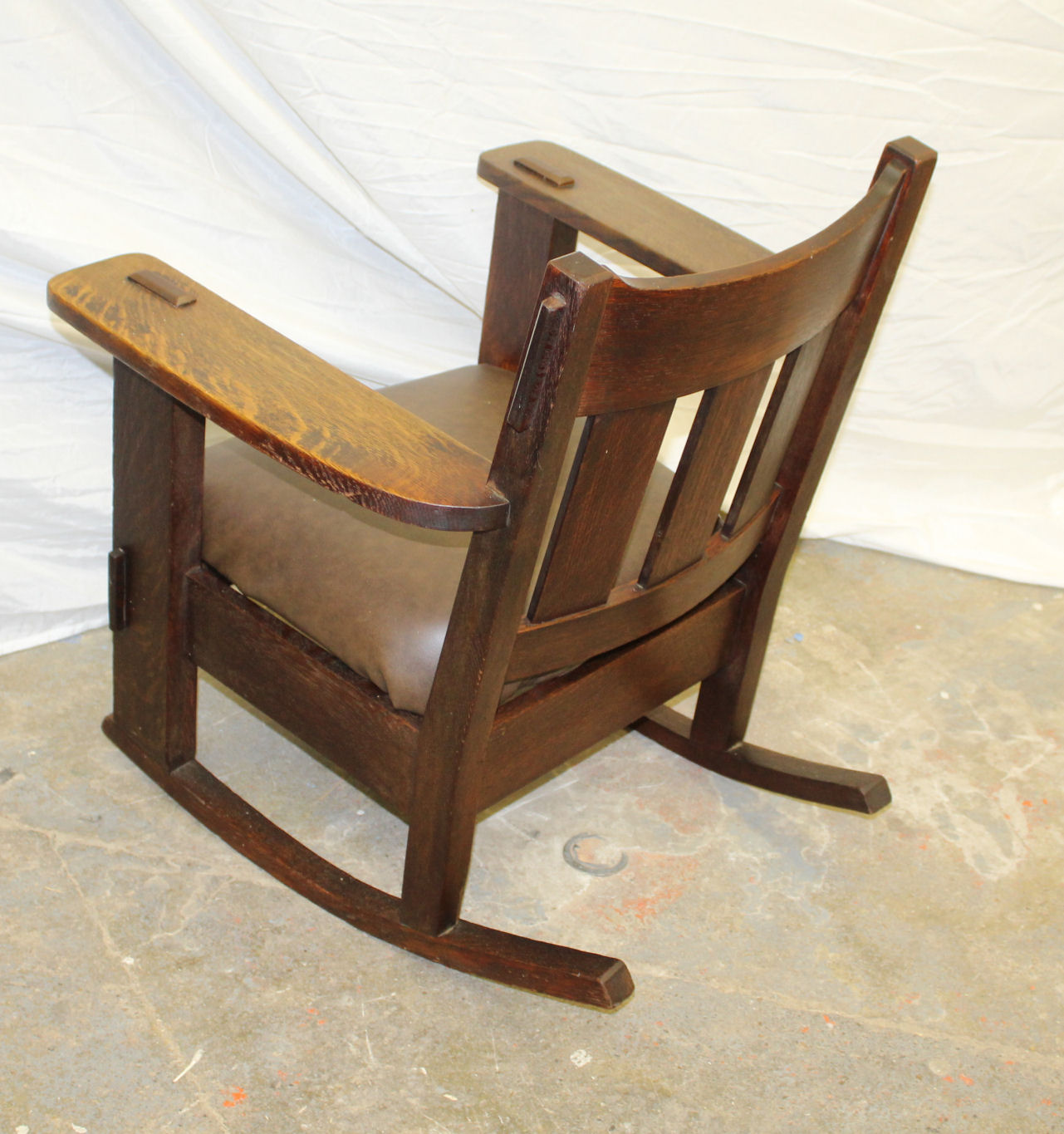 Bargain John's Antiques Antique Mission Oak Rocking Chair by Charles