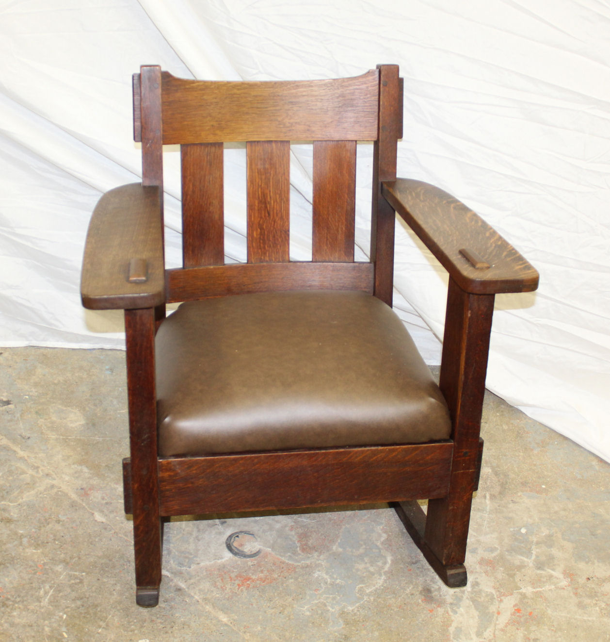 Bargain John's Antiques Antique Mission Oak Rocking Chair by Charles
