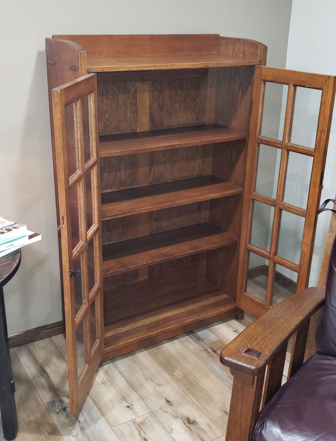 Bargain John's Antiques Antique Mission Oak Bookcase Gustav