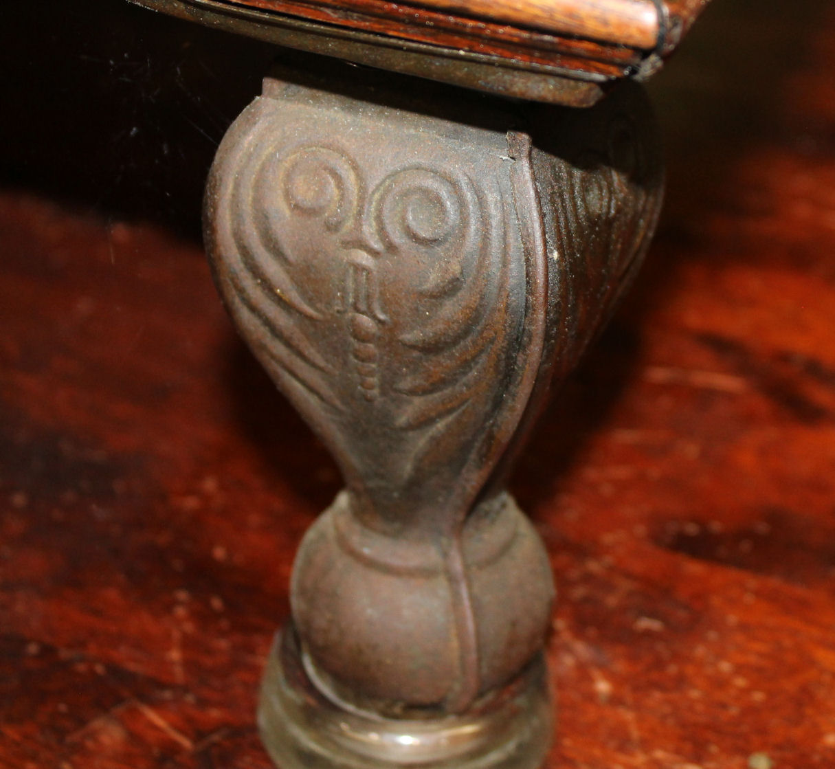 Bargain John's Antiques Antique Country Store Oak Glass Display