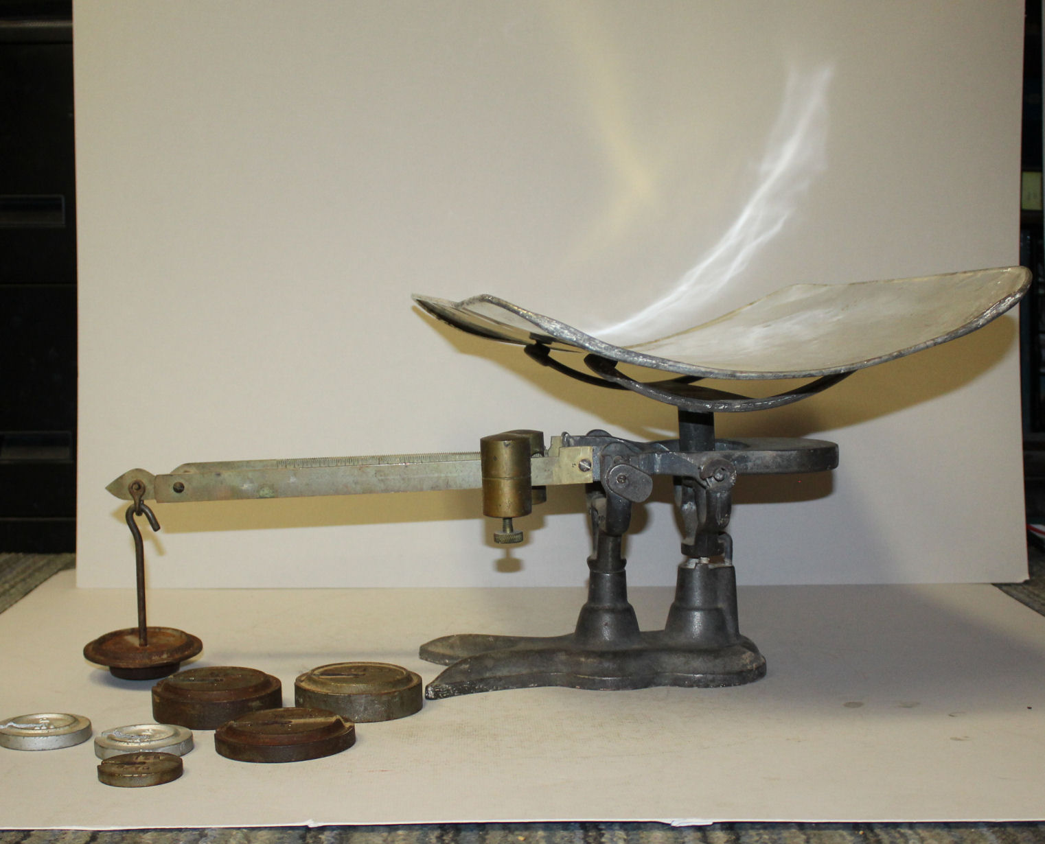 Bargain John's Antiques Antique Cast Iron Fairbanks Scale Crow foot
