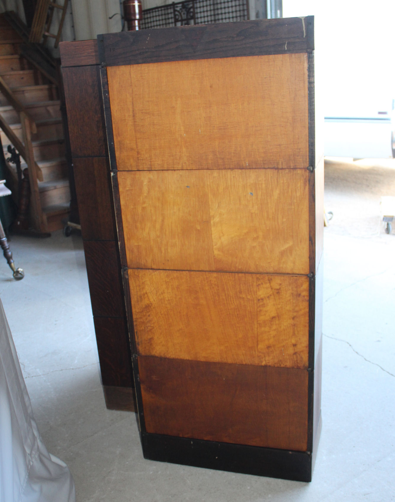 Cabinet Corner Grand Rapids Mn Bargain John's Antiques Antique Corner Oak Barrister Bookcase Gunn