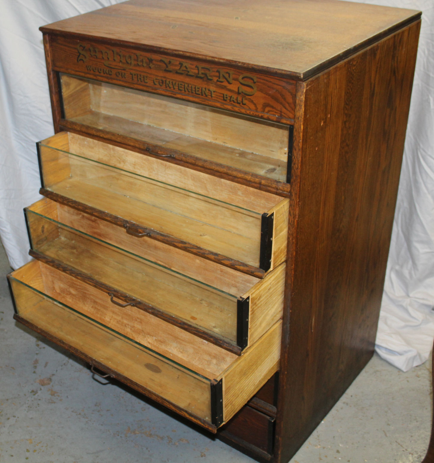 Bargain John's Antiques Antique Country Store Oak Yarn