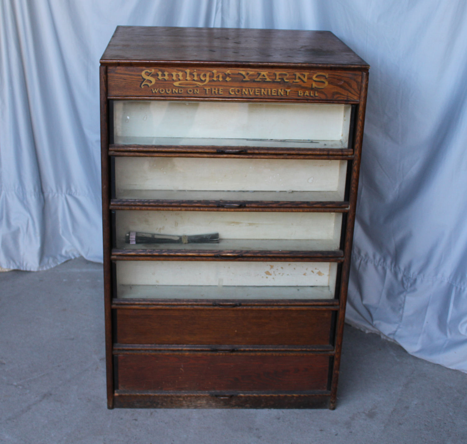 Bargain John's Antiques Antique Country Store Oak Yarn Sunlight original finish