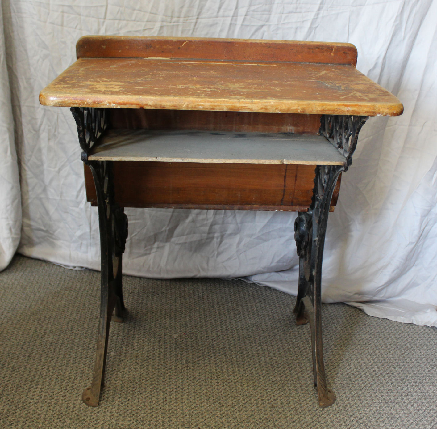 Bargain John's Antiques Antique Country School House Desk Fancy