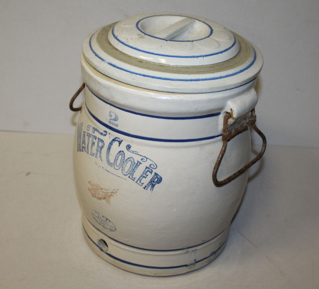 Bargain John's Antiques Antique 2 Gallon Red Wing Water Cooler with