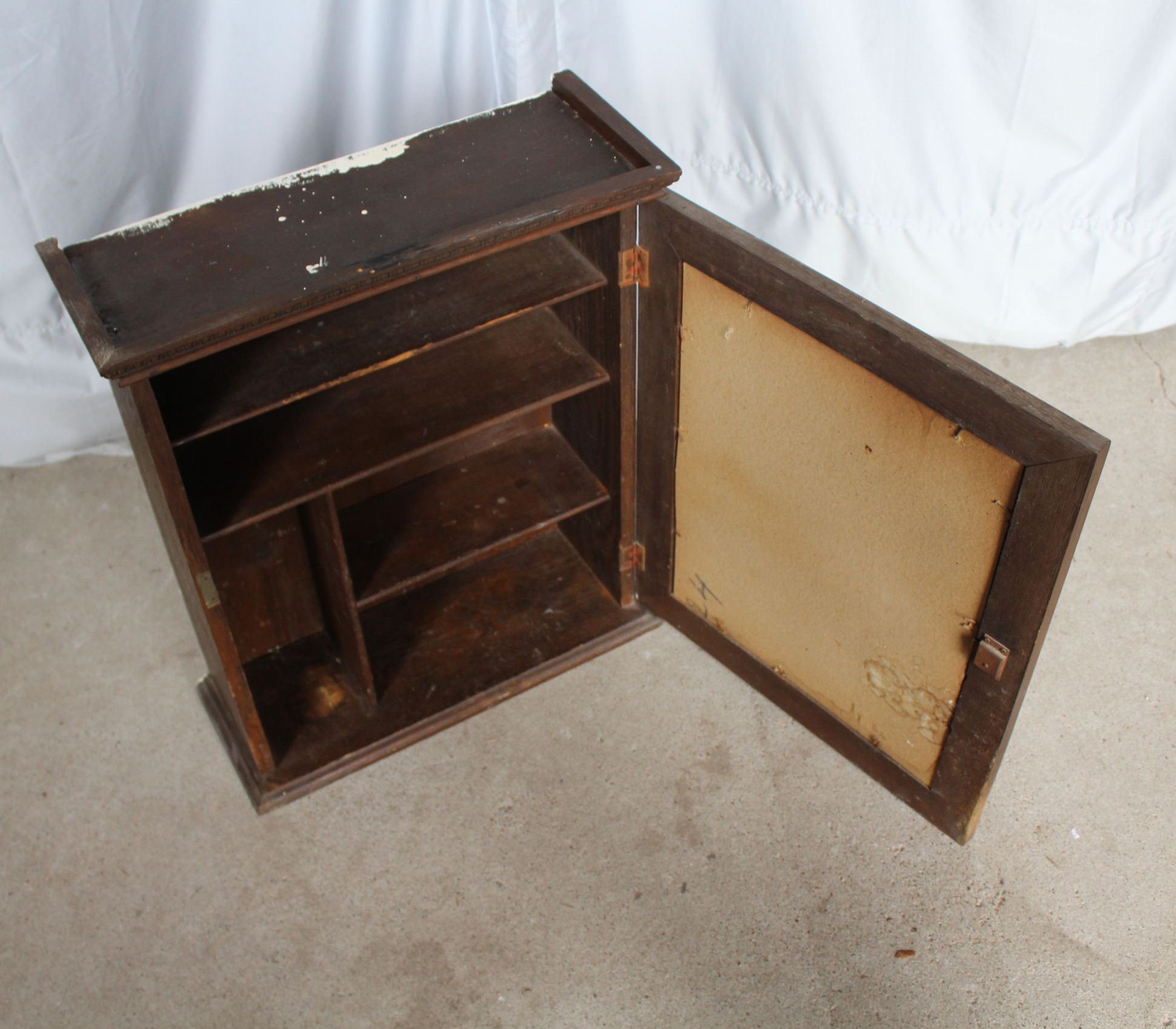 Bargain John's Antiques Antique Oak Medicine Original