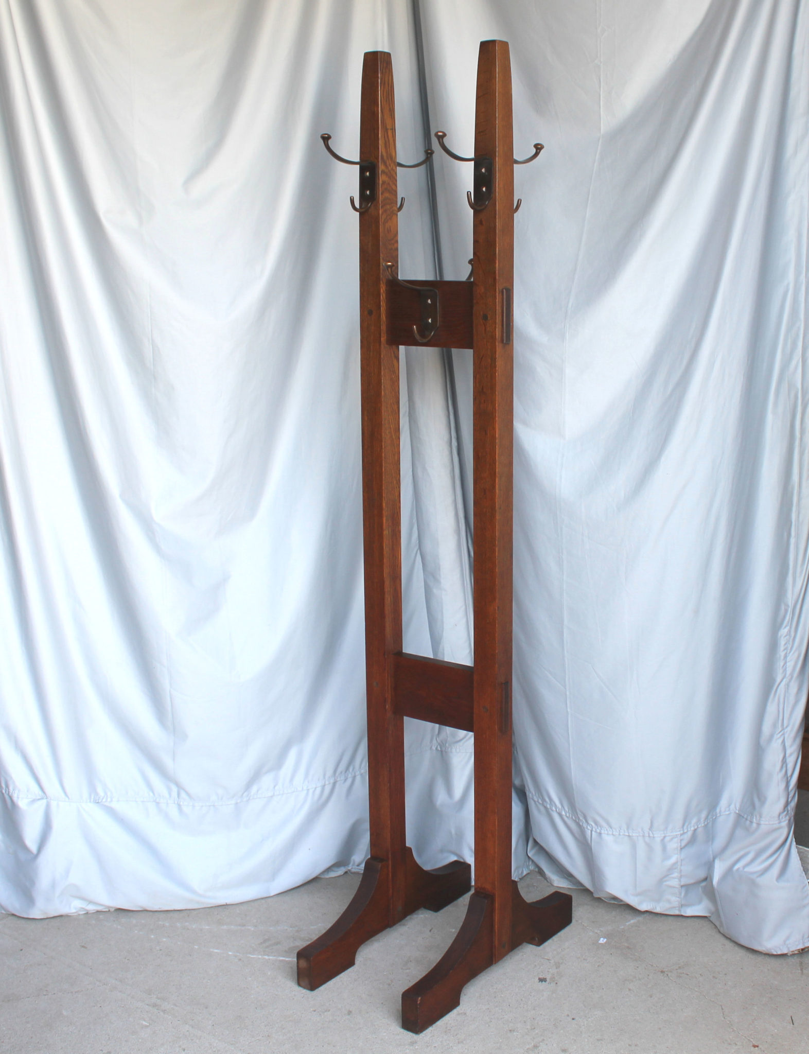 Bargain John's Antiques Antique Mission Oak Double Costumer Gustav