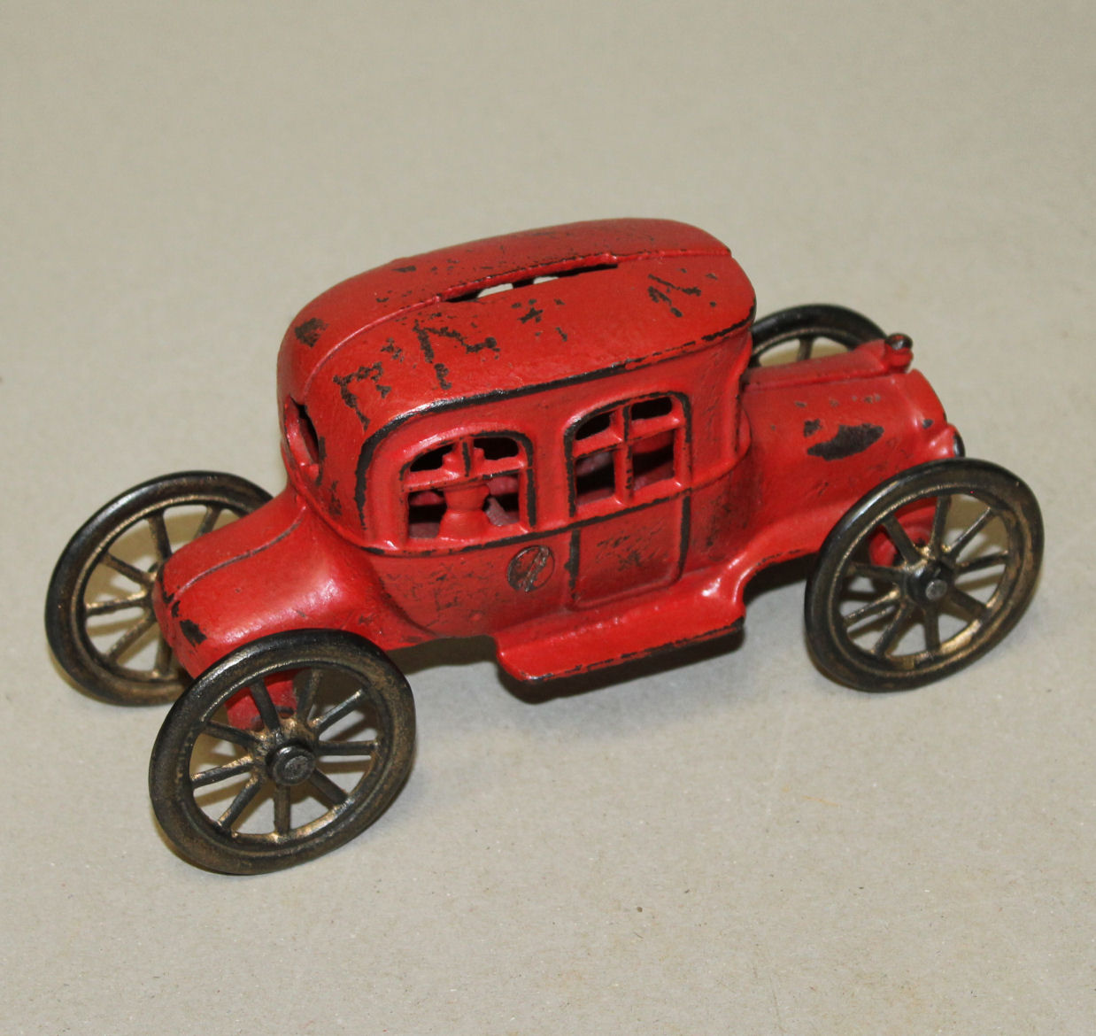 Bargain John's Antiques Antique Cast Iron Four Passenger Still Toy