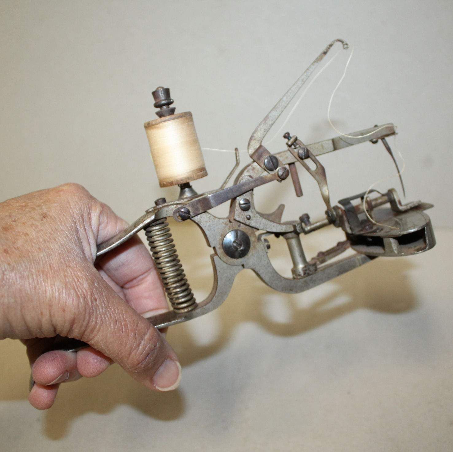 Bargain John's Antiques Antique Hand Sewing Machine American Hand