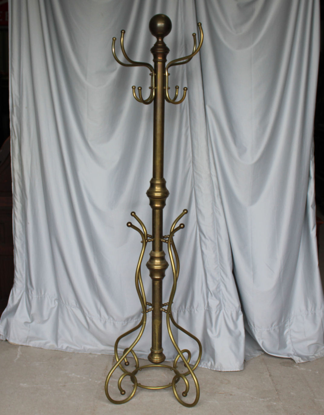 Bargain John's Antiques Vintage Brass Hall Tree Bargain John's Antiques