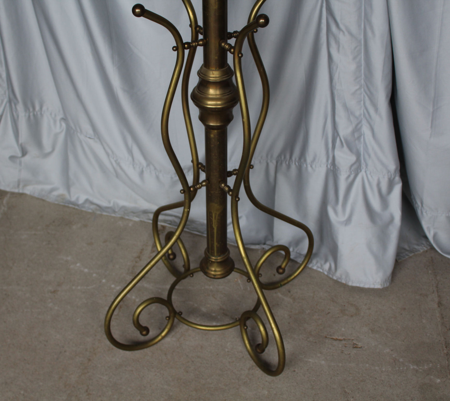 Bargain John's Antiques Vintage Brass Hall Tree Bargain John's Antiques