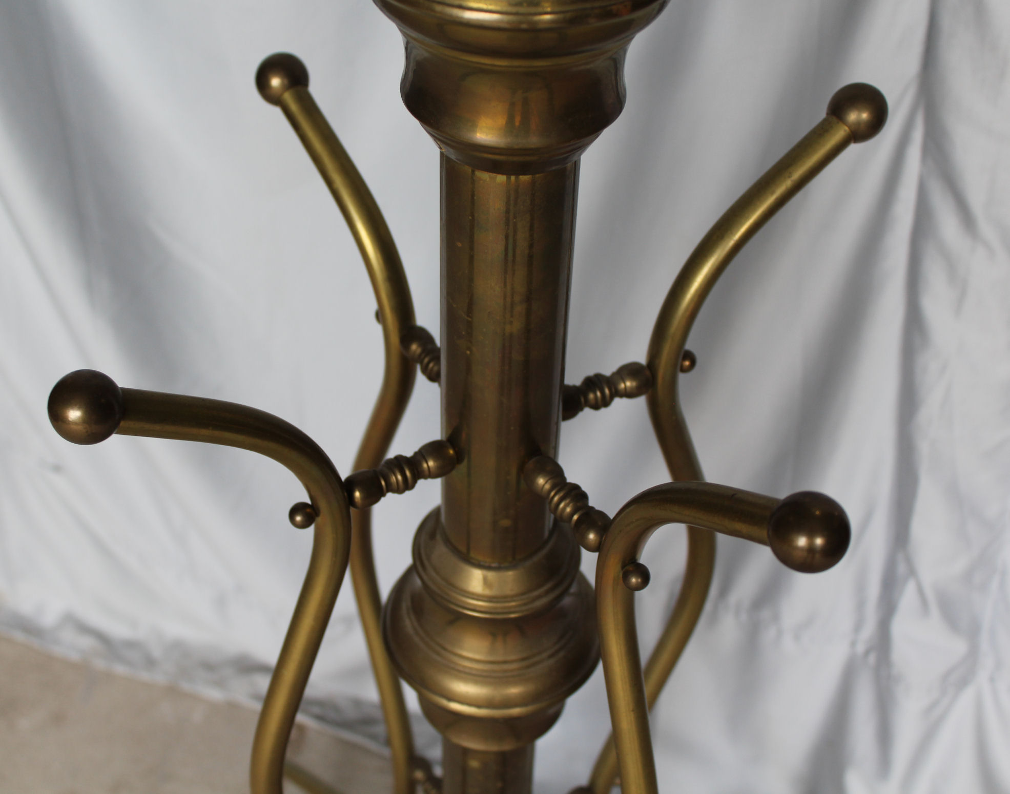 Bargain John's Antiques Vintage Brass Hall Tree Bargain John's Antiques