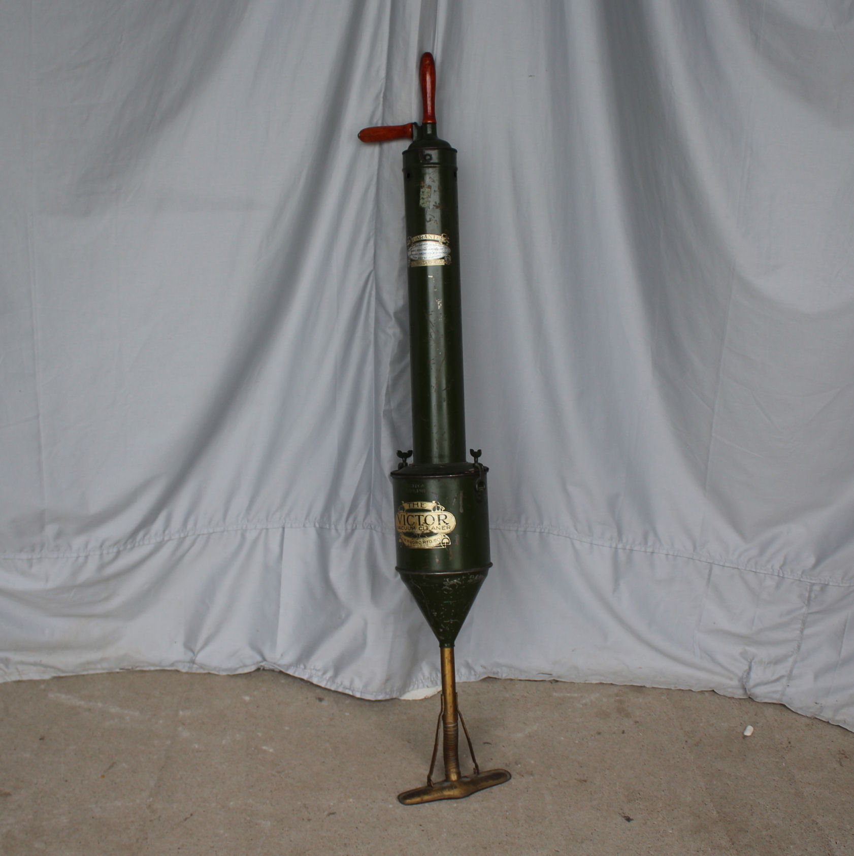 Bargain John's Antiques Antique Hand Operated Vacuum Cleaner The