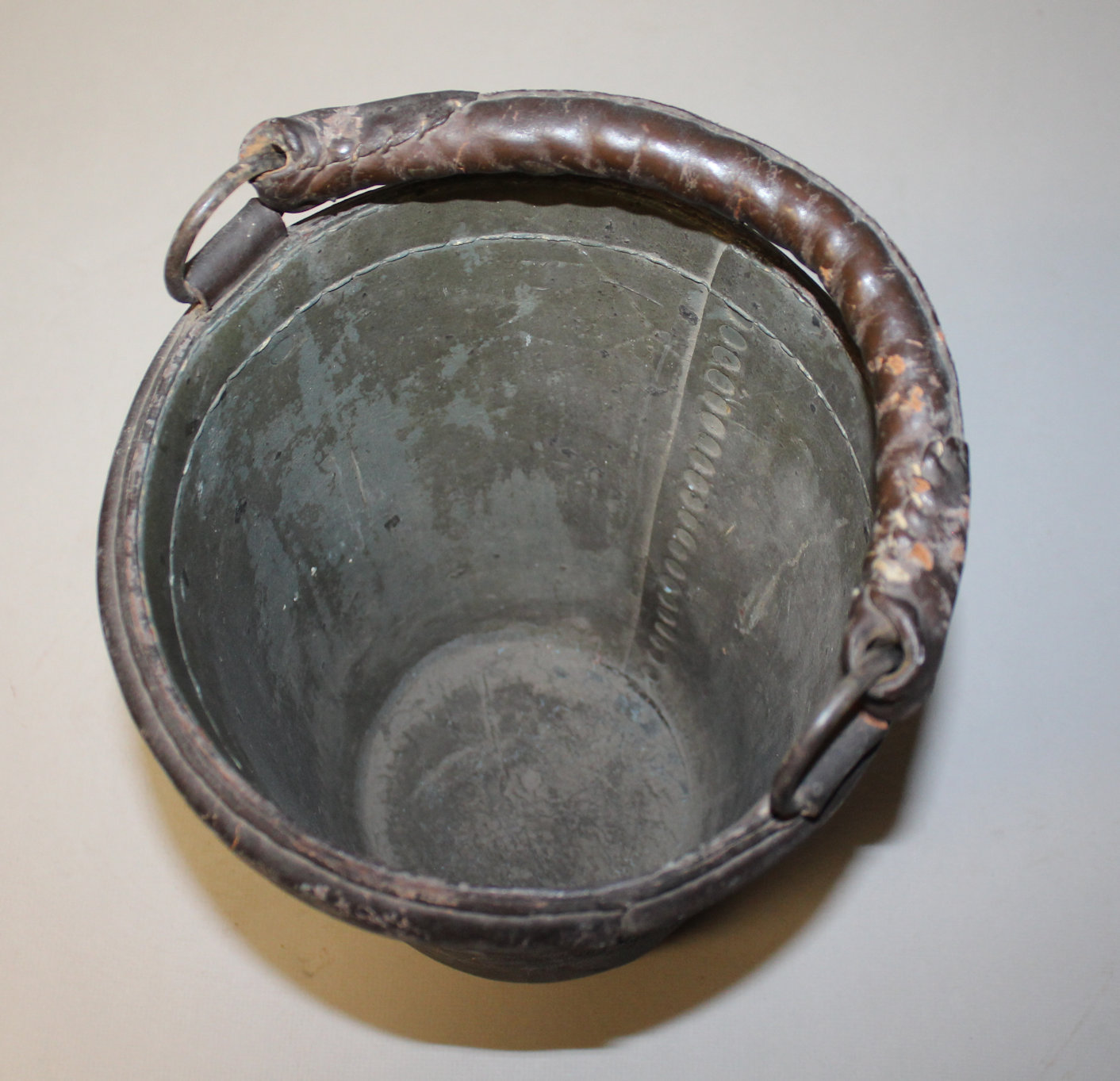 Bargain John's Antiques Antique Fireman's Leather Water Bucket