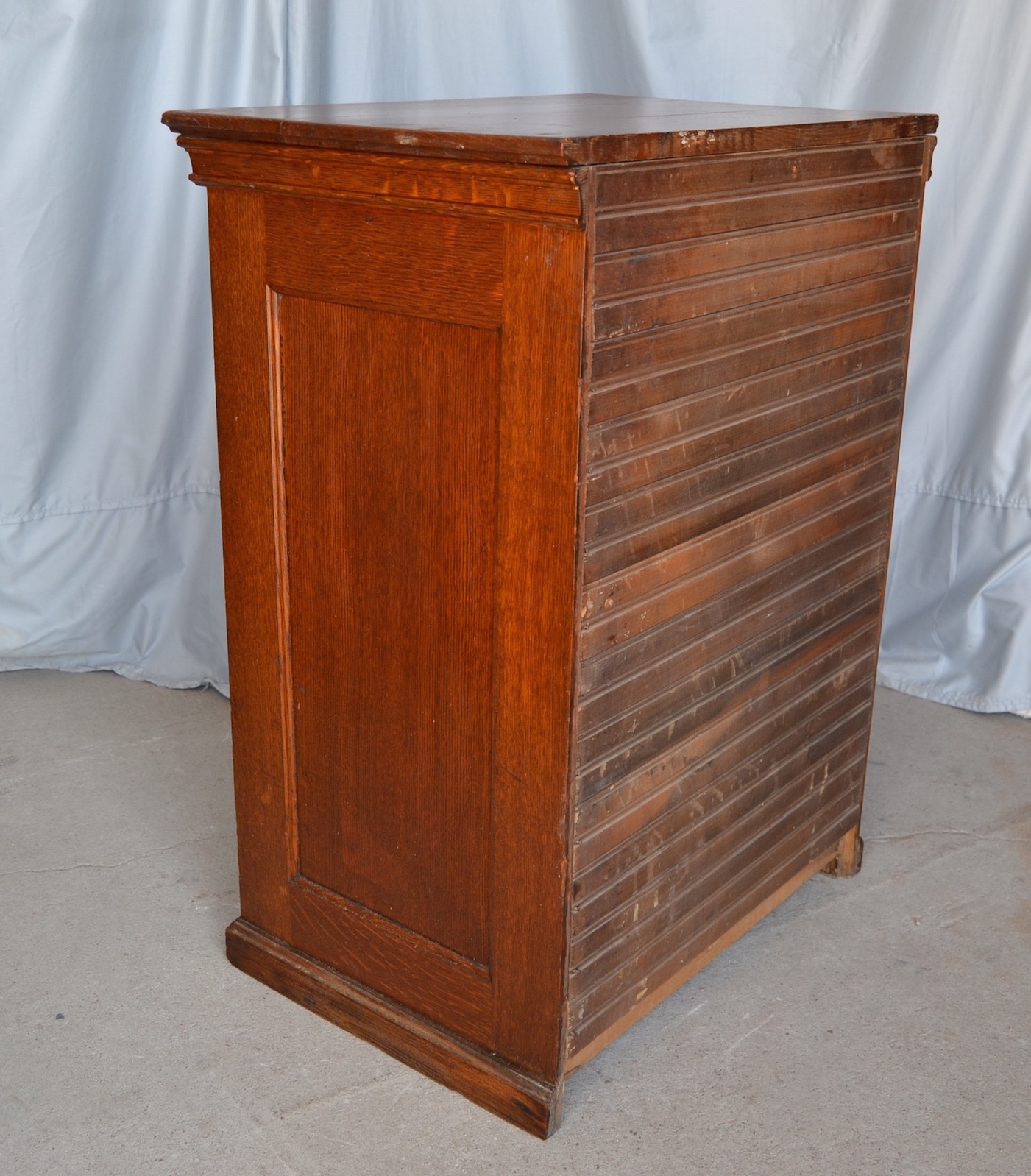 Bargain John's Antiques Antique Oak File Horizontal Drawers