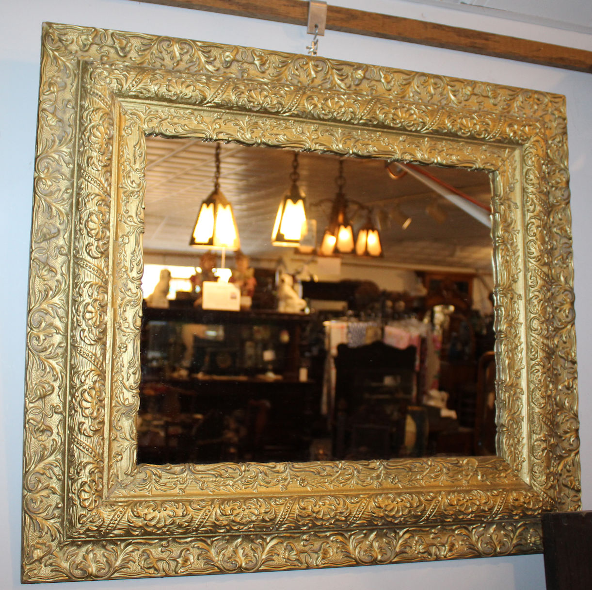 Bargain John's Antiques 1900's Composition Gold Decorative Large