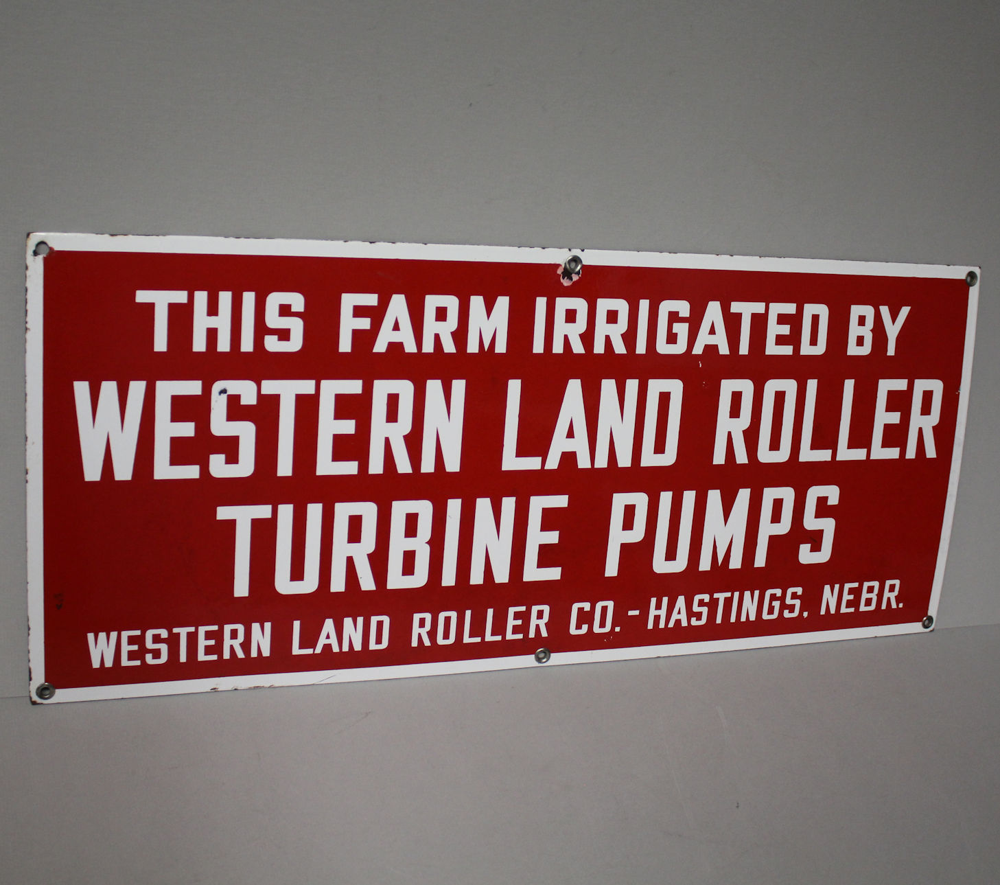 Bargain John's Antiques Antique Porcelain Advertising Sign for