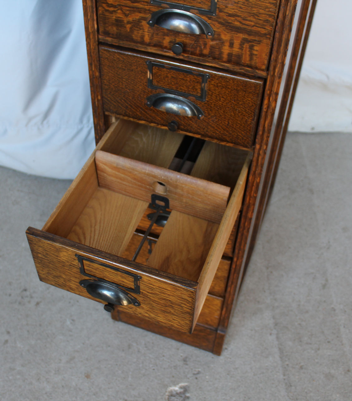 Bargain John's Antiques Antique Quarter Sawn Oak File