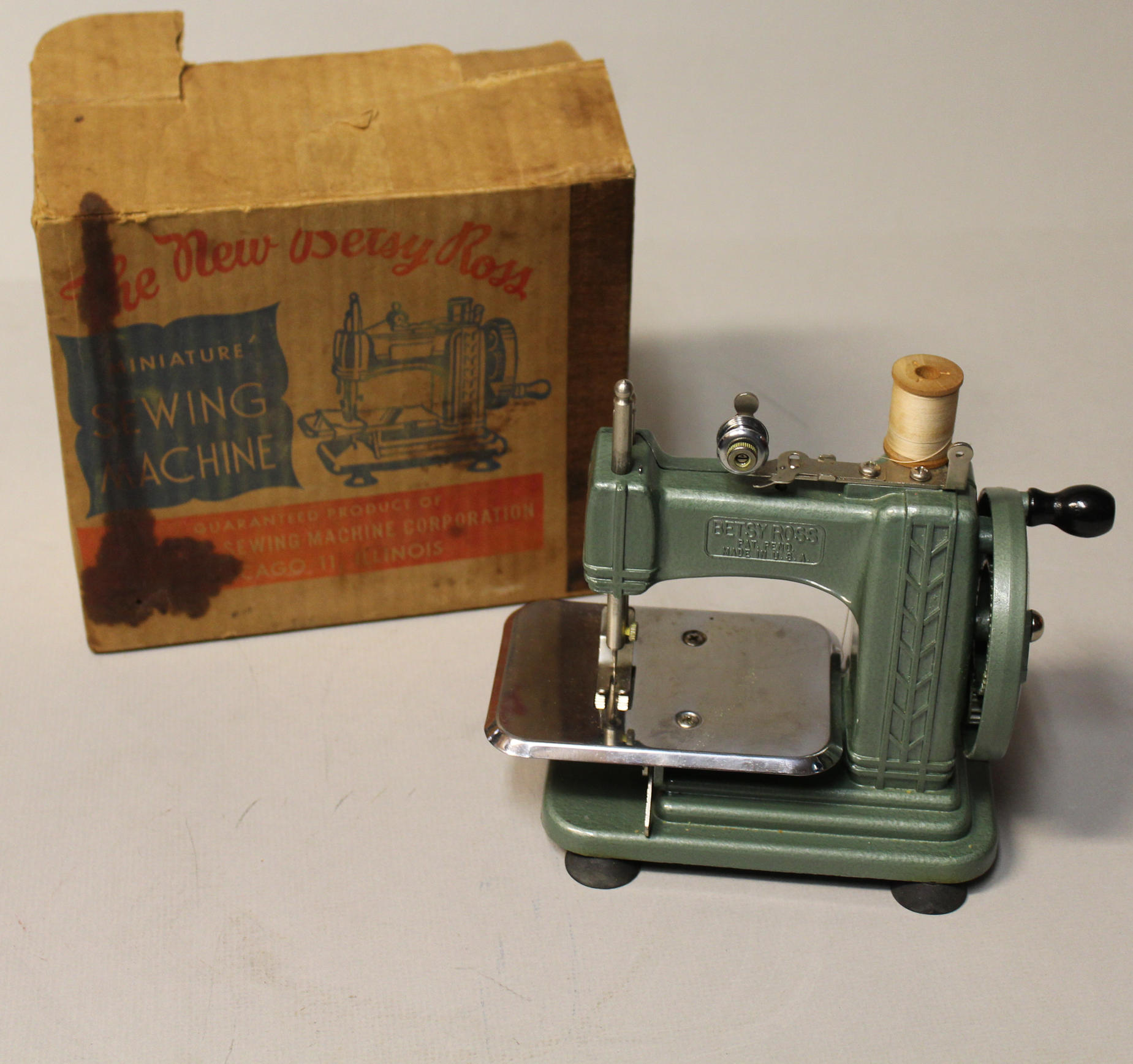 Bargain John's Antiques Betsy Ross Minature Sewing Machine Childrens