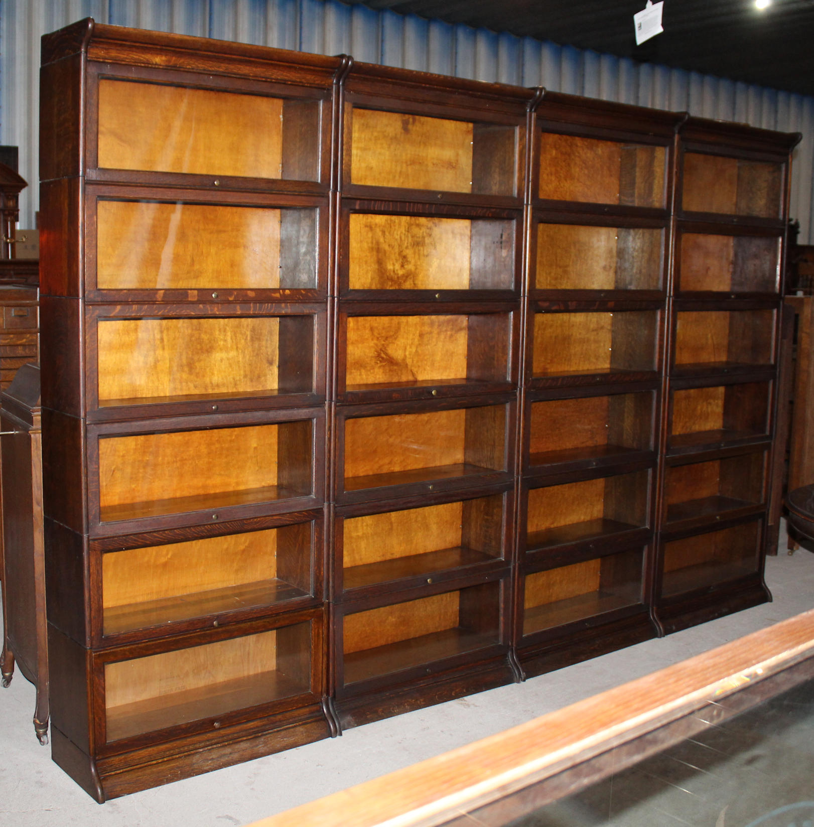 Bargain John's Antiques Antique Set of Four Matching Six High