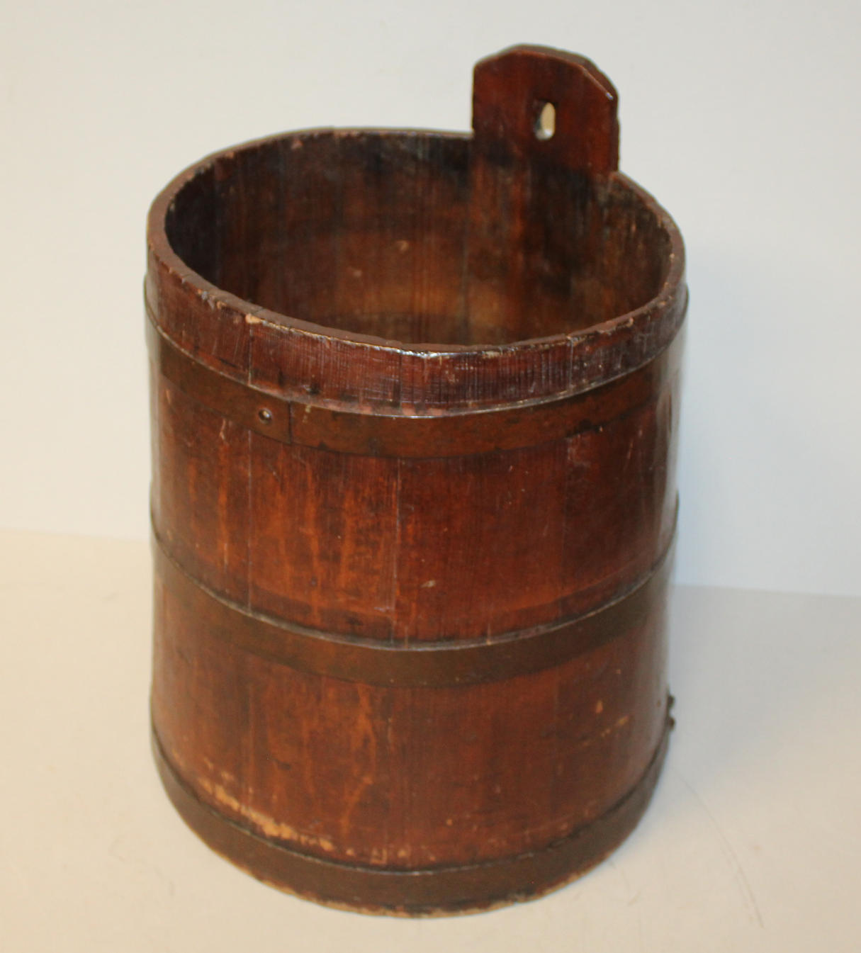 Bargain John's Antiques Antique Wooden Primitive Piggin or Slop