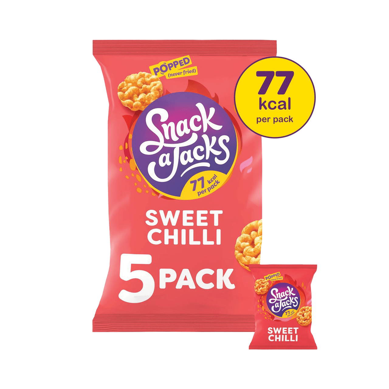 Snack a Jacks Sweet Chilli Rice Cakes Multipack 5 Pack BargainMart